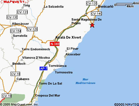 Alcossebre's Map