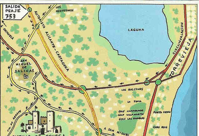 SAN MIGUEL de Salinas-Map